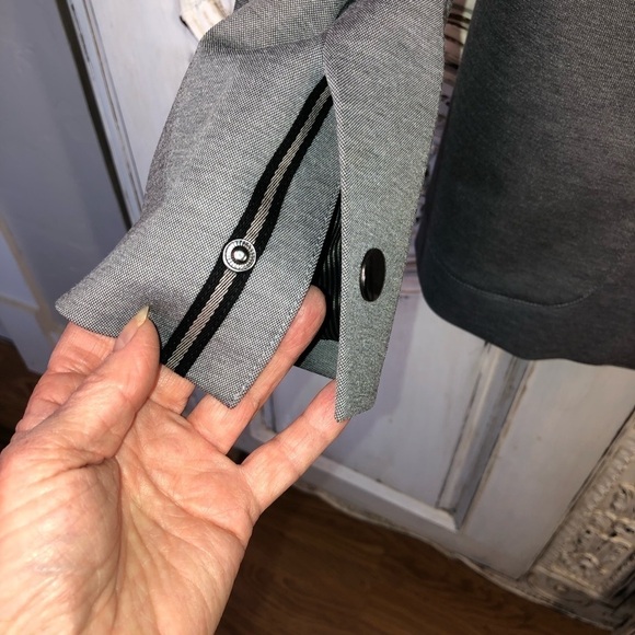 Men’s Joseph Abboud Slim Fit Light Gray Fully Lined Sport Coat Size L - Picture 4 of 10